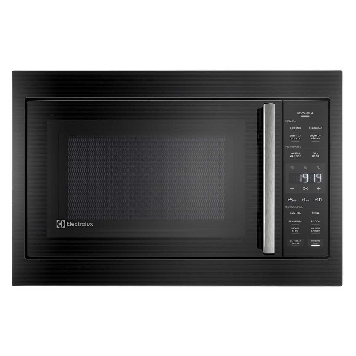 Micro-ondas Electrolux Me3bp Embutir 34l Com Descongelamento Assistido - Preto