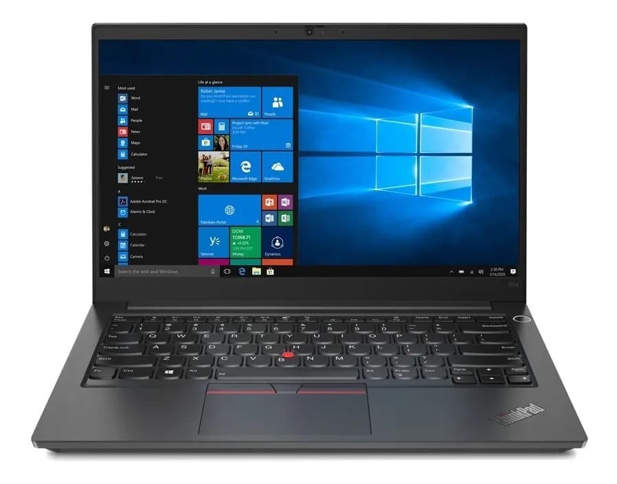 Notebook Thinkpad E14 Gen1 Core I5 Gen10 Ssd 500gb Ram 8gb - Preto Windows 10 Pro